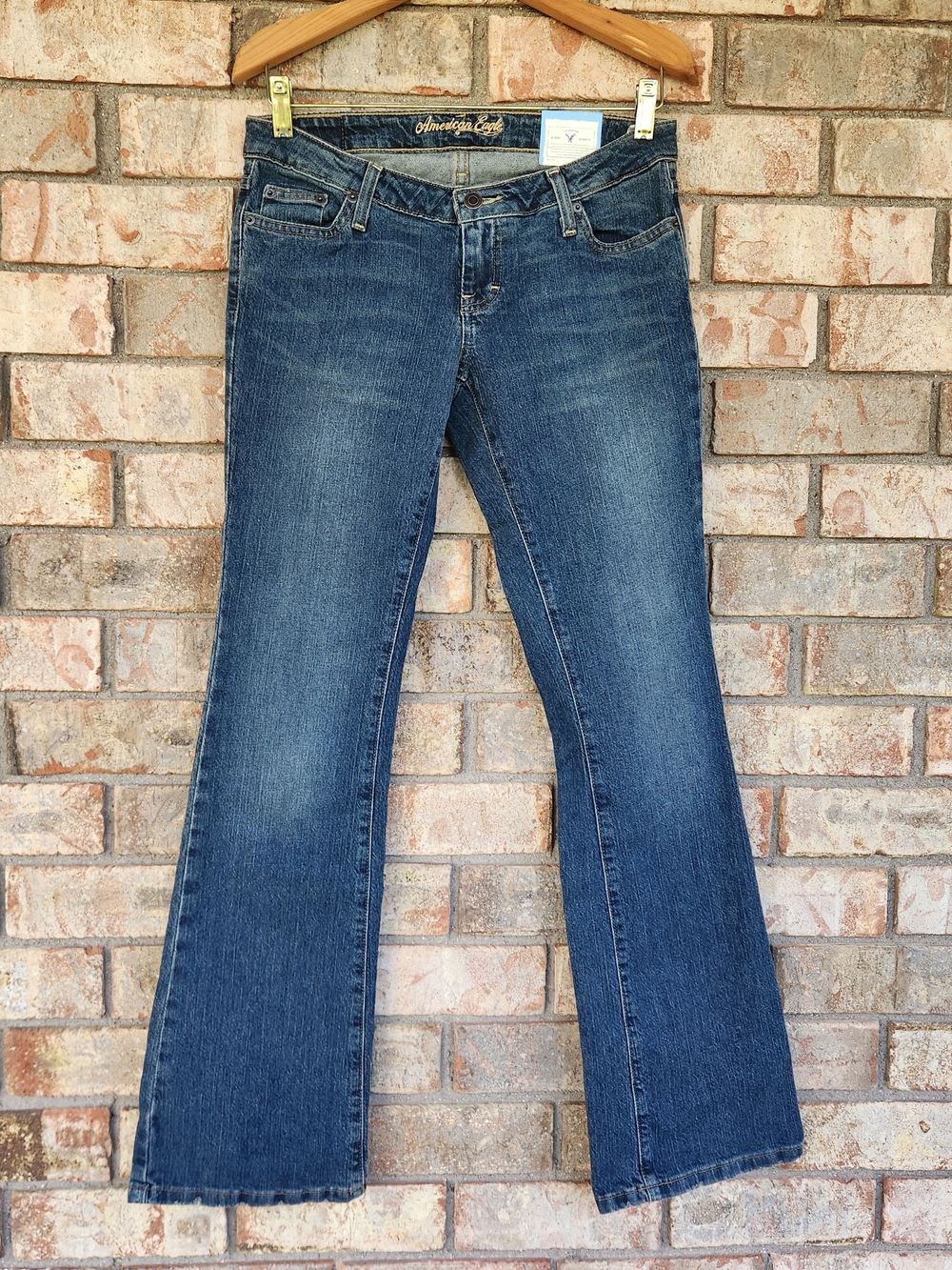 American Eagle Outfitters Women’s Dark Blue Flare Jeans